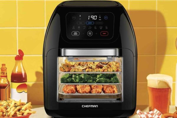 CHEFMAN Multifunctional Digital Air Fryer + Rotisserie | how to use chefman air fryer rotisserie