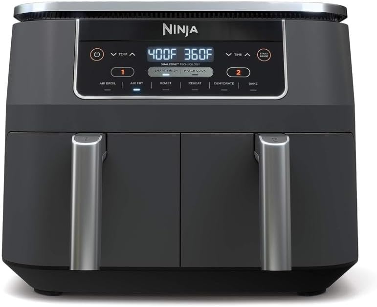 Ninja DZ201 Foodi 8 Quart 6-in-1 DualZone 2-Basket Air Fryer | how to choose best ninja air fryers