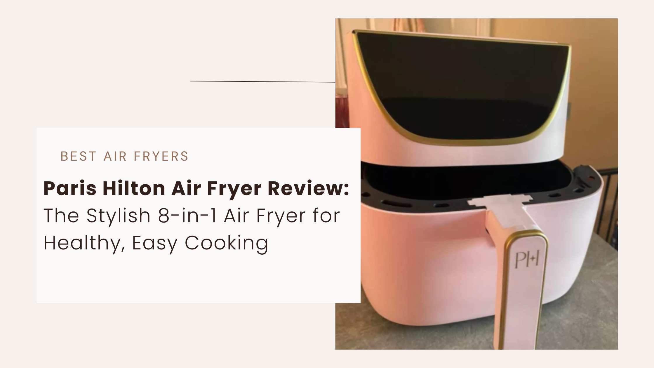 Paris Hilton Air Fryer Review | paris hilton air fryer pink